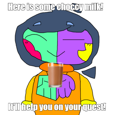 rabbi offers choccy milk!